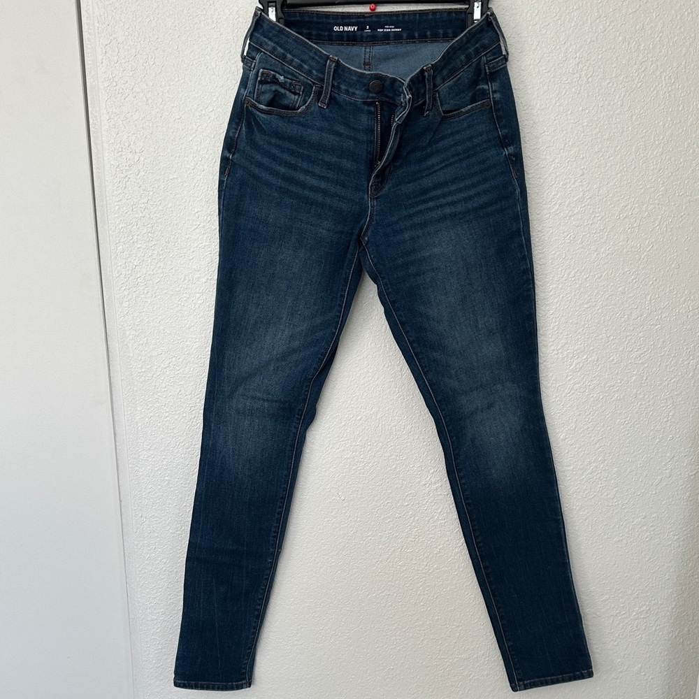 OLD NAVY Mid Rise Pop Icon Skinny Jeans Size 2 Strech